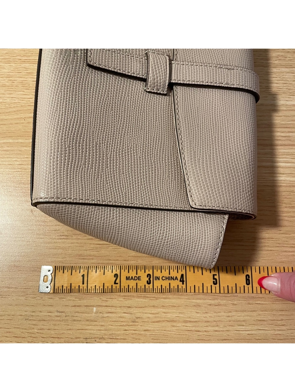 Kate Spade Beige Textured Leather Crossbody Bag - Picture 9 of 9